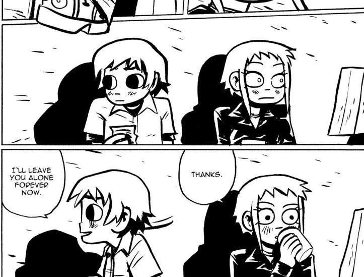 I'll leave you alone forever now