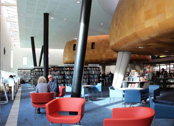 peckham library inside