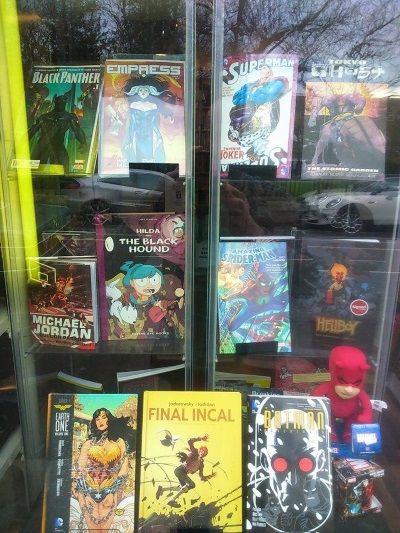 Raygun East flies its colours in a window display